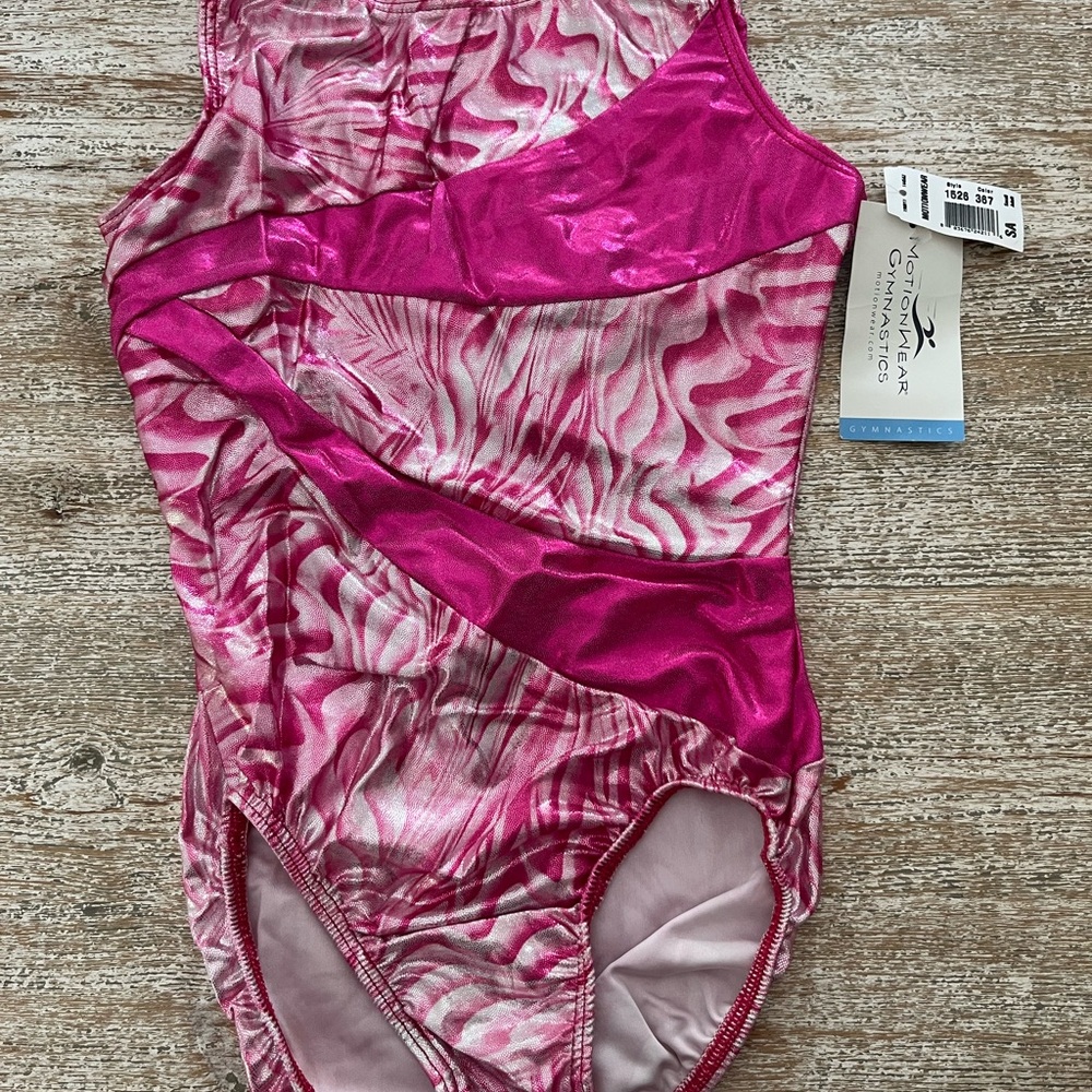Motionwear Pink Swirl Leotard